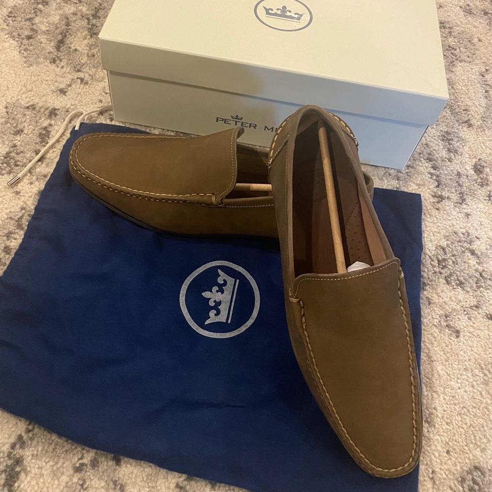 Peter Millar HyperLt Nubuck Venetian Loaf size 10
